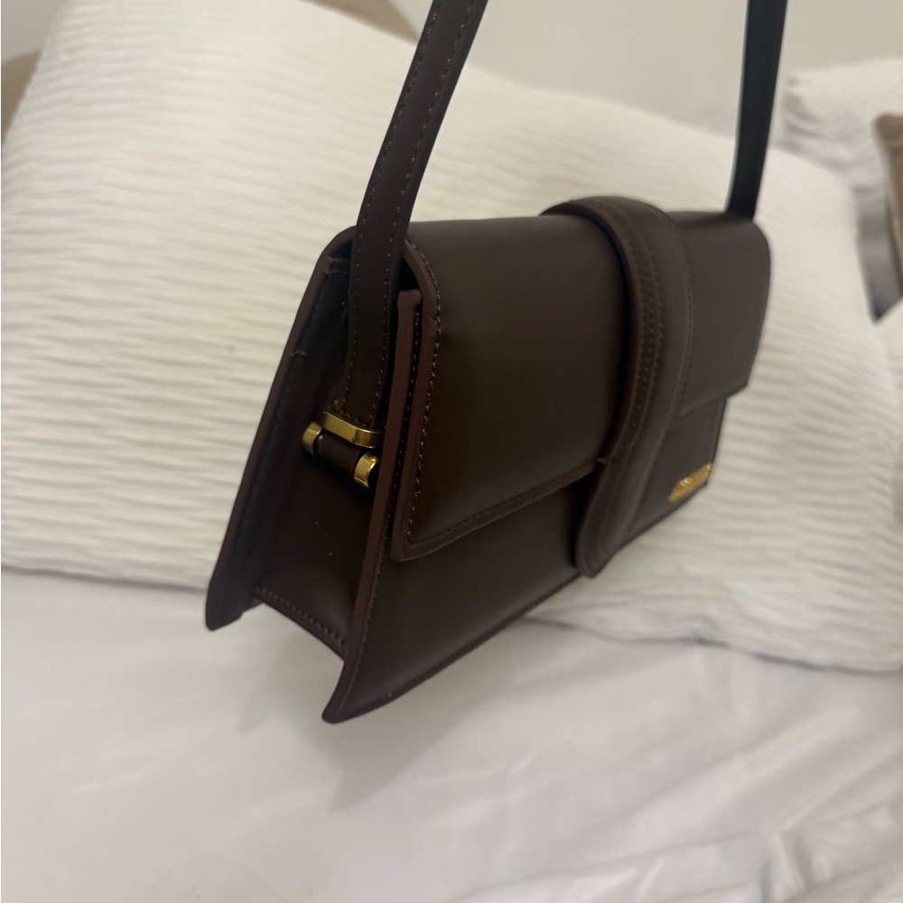 Jacquemus Brown Leather Shoulder Bag - Picture 3 of 16